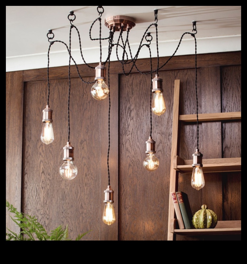 ما هي بعض الأفكار الجذابة لأضواء Edison Bulb للمطبخ الصناعي الأنيق؟