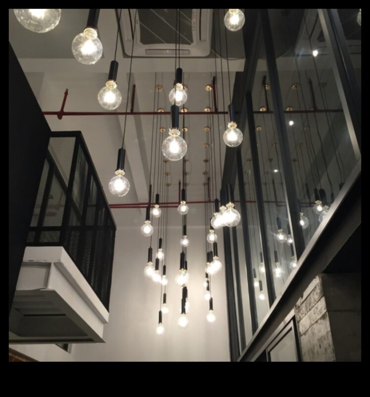 ما هي بعض الأفكار الجذابة لأضواء Edison Bulb للمطبخ الصناعي الأنيق؟