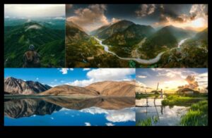 المناظر الطبيعية في التركيز: استكشاف بصري لأجمل مشاهد الأرض