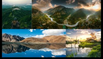 المناظر الطبيعية في التركيز: استكشاف بصري لأجمل مشاهد الأرض