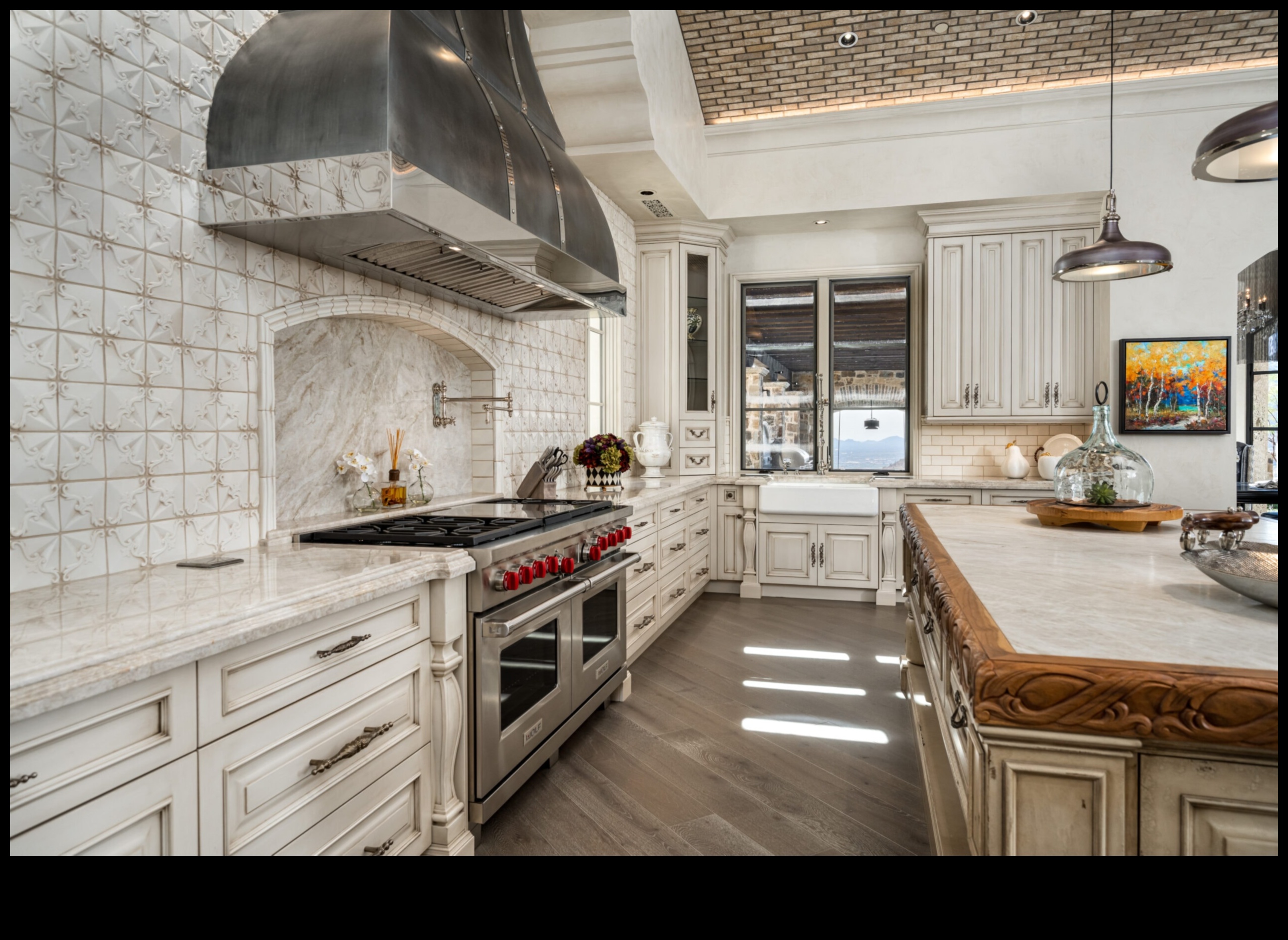 كيف يمكنني استخدام الرخام في كونترتوب المطبخ للحصول على مظهر فاخر؟