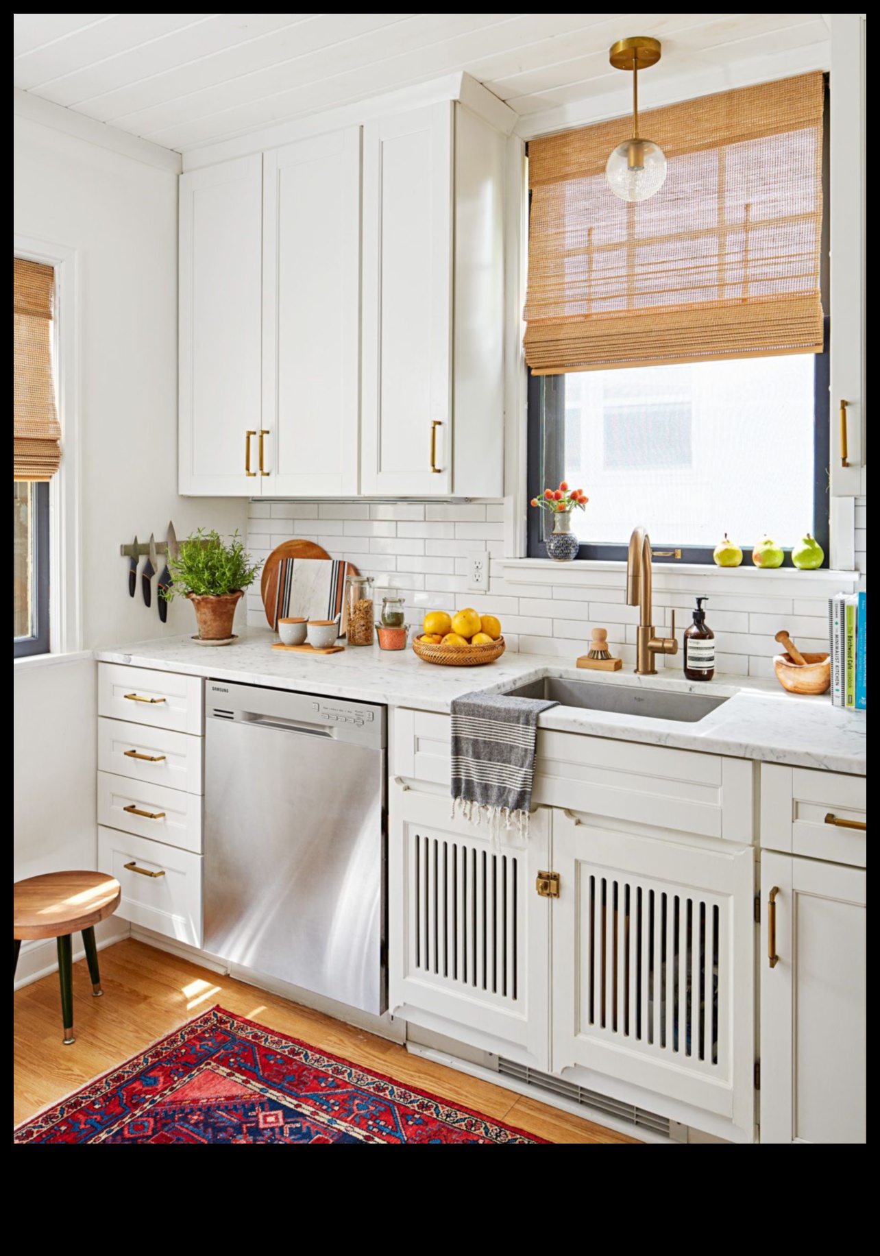 كيف يمكنني استخدام الرخام في كونترتوب المطبخ للحصول على مظهر فاخر؟