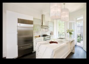 كيف يمكنني استخدام الرخام في كونترتوب المطبخ للحصول على مظهر فاخر؟