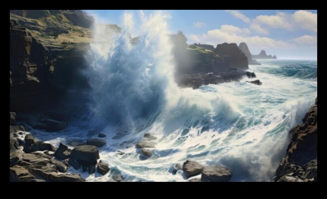 إيقاع الأمواج: كشف النقاب عن المناظر الساحلية والساحلية