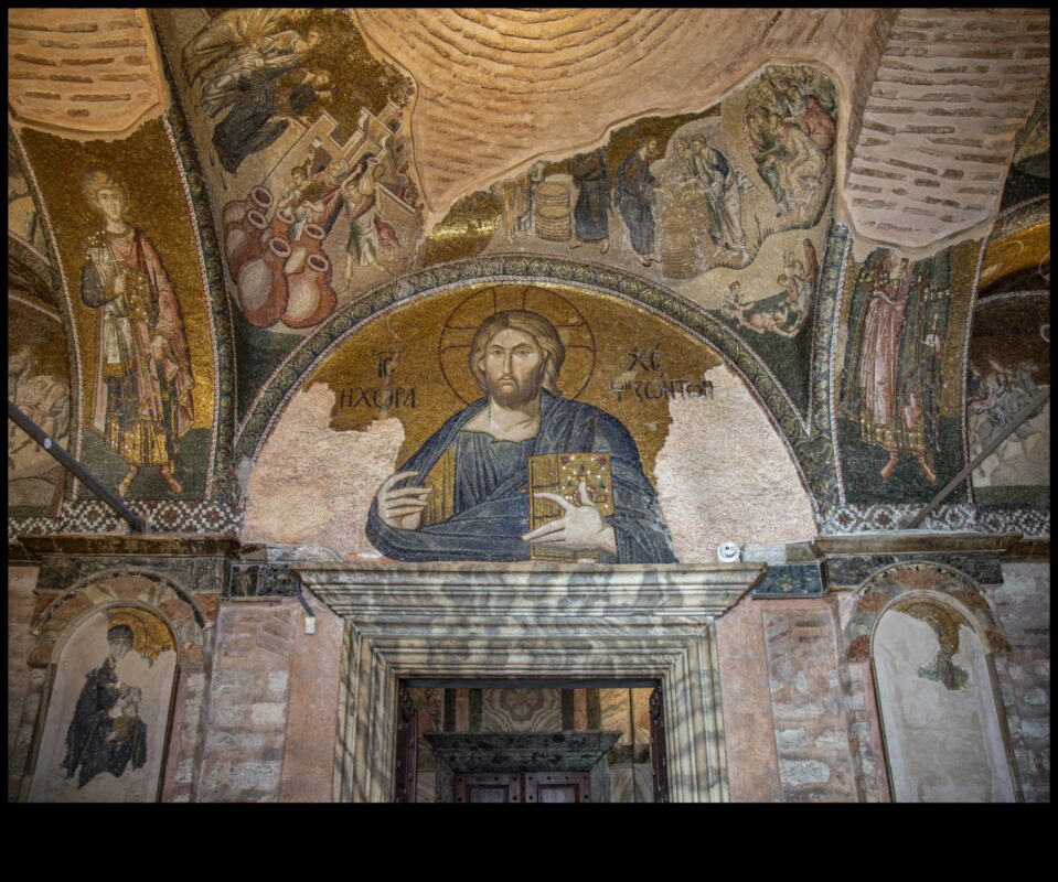 مخطوطات كنيسة تشورا: الإضاءة في النصوص الدينية البيزنطية